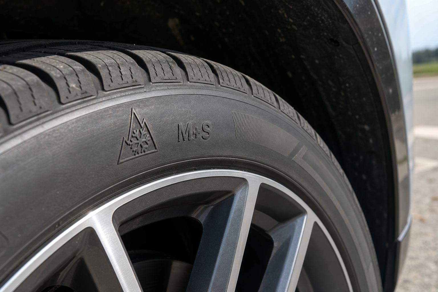 Comment reconnaître des pneus 4 saisons sur votre voiture